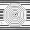 imageBest Choice Products 10ft Solar Polyester LED Lighted Patio Umbrella wTilt Adjustment and UVResistant Fabric  Striped BlackStriped Gray