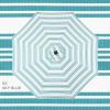 imageBest Choice Products 10ft Solar Polyester LED Lighted Patio Umbrella wTilt Adjustment and UVResistant Fabric  Striped BlackStriped Sky Blue