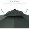 imageBest Choice Products 10ft Square Cantilever Patio Umbrella wBase Included Woodgrain Pattern Pole ampamp Solar LED Lights 360Rotation Offset Hanging Outdoor Shade  Sky BlueSlate