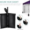 imageBest Choice Products 10x10ft Easy Pop Up Canopy wSide Wall 10 Pockets Portable Carrying Case 1Button Setup 4 Weight Bags  American FlagAmethyst Purple