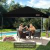 imageBest Choice Products 10x10ft Easy Pop Up Canopy wSide Wall 10 Pockets Portable Carrying Case 1Button Setup 4 Weight Bags  American FlagBlack