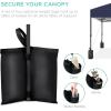 imageBest Choice Products 10x10ft Easy Pop Up Canopy wSide Wall 10 Pockets Portable Carrying Case 1Button Setup 4 Weight Bags  American FlagBlue
