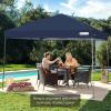 imageBest Choice Products 10x10ft Easy Pop Up Canopy wSide Wall 10 Pockets Portable Carrying Case 1Button Setup 4 Weight Bags  American FlagBlue