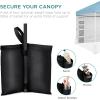 imageBest Choice Products 10x10ft Easy Pop Up Canopy wSide Wall 10 Pockets Portable Carrying Case 1Button Setup 4 Weight Bags  American FlagBlueWhite