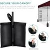 imageBest Choice Products 10x10ft Easy Pop Up Canopy wSide Wall 10 Pockets Portable Carrying Case 1Button Setup 4 Weight Bags  American FlagBurgundy