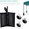 imageBest Choice Products 10x10ft Easy Pop Up Canopy wSide Wall 10 Pockets Portable Carrying Case 1Button Setup 4 Weight Bags  American FlagCerulean
