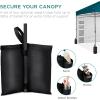 imageBest Choice Products 10x10ft Easy Pop Up Canopy wSide Wall 10 Pockets Portable Carrying Case 1Button Setup 4 Weight Bags  American FlagCerulean