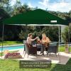 imageBest Choice Products 10x10ft Easy Pop Up Canopy wSide Wall 10 Pockets Portable Carrying Case 1Button Setup 4 Weight Bags  American FlagForest Green