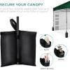 imageBest Choice Products 10x10ft Easy Pop Up Canopy wSide Wall 10 Pockets Portable Carrying Case 1Button Setup 4 Weight Bags  American FlagForest Green