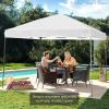 imageBest Choice Products 10x10ft Easy Pop Up Canopy wSide Wall 10 Pockets Portable Carrying Case 1Button Setup 4 Weight Bags  American FlagFrench BlueWhite