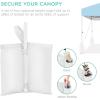 imageBest Choice Products 10x10ft Easy Pop Up Canopy wSide Wall 10 Pockets Portable Carrying Case 1Button Setup 4 Weight Bags  American FlagFrench BlueWhite