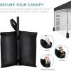 imageBest Choice Products 10x10ft Easy Pop Up Canopy wSide Wall 10 Pockets Portable Carrying Case 1Button Setup 4 Weight Bags  American FlagGray