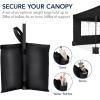 imageBest Choice Products 10x20 Party Tent Heavy Duty Waterproof Large Outdoor Event Easy Pop Up Canopy Shelter wSidewalls 1Button Setup Wheeled Case Weight Bags  WhiteBlack