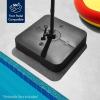 imageBest Choice Products 330lb Cantilever Offset Patio Umbrella Base HeavyDuty Outdoor Stand Sand Water Fillable Weights Set wEasyFill Spouts  BlackBlack