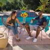 imageBest Choice Products 3Piece Outdoor Acapulco AllWeather Patio Conversation Bistro Set wPlastic Rope Glass Top Table and 2 Chairs  BlackGrey