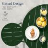 imageBest Choice Products 3Piece Patio Dining Set Bar Height Outdoor Bistro Set Outdoor Round Bar Table w 2 Bar Stools Steel  SageDark Green