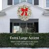 imageBest Choice Products 48in Large Flocked Artificial PreLit Fir Christmas Wreath Holiday Accent Decoration for Door Mantel wRed Lighted Bow 250 LED Lights 714 PVC Tips Power PluginFlocked