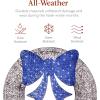 imageBest Choice Products 48in PreLit Outdoor Christmas Wreath Decoration LED Metal Holiday Decor for Home w 140 Lights Bow  GoldRedSilverBlue