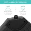 imageBest Choice Products 4Piece 155lb Capacity HeavyDuty Cantilever Offset Patio Umbrella Stand Square Base Plate Set wEasyFill Spouts for Water or Sand  BlackBlack