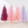 imageBest Choice Products 4ft Prelit Christmas Tree Artificial Mini Tree Perfect for Kids Apartments Bedroom with Twinkling LED Lights  LavenderLavender