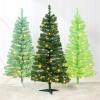 imageBest Choice Products 4ft Prelit Christmas Tree Artificial Mini Tree Perfect for Kids Apartments Bedroom with Twinkling LED Lights  LavenderLime Green