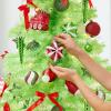 imageBest Choice Products 4ft Prelit Christmas Tree Artificial Mini Tree Perfect for Kids Apartments Bedroom with Twinkling LED Lights  LavenderLime Green