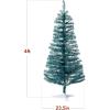 imageBest Choice Products 4ft Prelit Christmas Tree Artificial Mini Tree Perfect for Kids Apartments Bedroom with Twinkling LED Lights  LavenderPeacock Blue