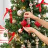 imageBest Choice Products 4ft Prelit Christmas Tree Artificial Mini Tree Perfect for Kids Apartments Bedroom with Twinkling LED Lights  LavenderPeacock Blue