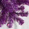 imageBest Choice Products 4ft Prelit Christmas Tree Artificial Mini Tree Perfect for Kids Apartments Bedroom with Twinkling LED Lights  LavenderPurple