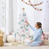 imageBest Choice Products 4ft Prelit Christmas Tree Artificial Mini Tree Perfect for Kids Apartments Bedroom with Twinkling LED Lights  LavenderWhite