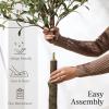 imageBest Choice Products 5Ft Artificial Olive Tree Lifelike Faux Tree wPlanter Pot Indoor Home Office Accent Decor Realistic Trunk Fruit Fake Plant5ft