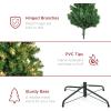imageBest Choice Products 6ft PreLit Christmas Tree Premium Hinged Artificial Pine Lighted Holiday Tree for Home Office w 1000 Branch Tips 250 Lights Metal Hinges Foldable BaseClearWhite Lights