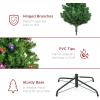 imageBest Choice Products 6ft PreLit Christmas Tree Premium Hinged Artificial Pine Lighted Holiday Tree for Home Office w 1000 Branch Tips 250 Lights Metal Hinges Foldable BaseMulticolor Lights