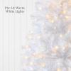imageBest Choice Products 6ft PreLit Christmas Tree Premium Hinged Artificial Pine Lighted Holiday Tree for Home Office w 1000 Branch Tips 250 Lights Metal Hinges Foldable BaseWhite Lights
