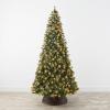 imageBest Choice Products 6ft PreLit PreDecorated Pine Hinged Artificial Christmas Tree w 1000 Flocked Frosted Tips 59 Pine Cones 250 Lights Metal Base9ft