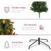 imageBest Choice Products 6ft PreLit PreDecorated Spruce Hinged Artificial Christmas Tree w 798 Tips Pinecones Berries 250 Lights Metal Base12ft