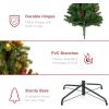 imageBest Choice Products 6ft PreLit PreDecorated Spruce Hinged Artificial Christmas Tree w 798 Tips Pinecones Berries 250 Lights Metal Base45ft