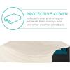 imageBest Choice Products 7Piece Modular Outdoor Sectional Wicker Patio Conversation Set w 2 Pillows Coffee Table Cover Included  TaupePistachioBlackPeacock