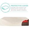 imageBest Choice Products 7Piece Modular Outdoor Sectional Wicker Patio Conversation Set w 2 Pillows Coffee Table Cover Included  TaupePistachioBrownRed