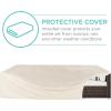 imageBest Choice Products 7Piece Modular Outdoor Sectional Wicker Patio Conversation Set w 2 Pillows Coffee Table Cover Included  TaupePistachioBrownWhite Sand