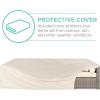 imageBest Choice Products 7Piece Modular Outdoor Sectional Wicker Patio Conversation Set w 2 Pillows Coffee Table Cover Included  TaupePistachioGrayCream