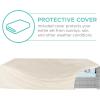 imageBest Choice Products 7Piece Modular Outdoor Sectional Wicker Patio Conversation Set w 2 Pillows Coffee Table Cover Included  TaupePistachioGrayPastel Blue