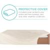 imageBest Choice Products 7Piece Modular Outdoor Sectional Wicker Patio Conversation Set w 2 Pillows Coffee Table Cover Included  TaupePistachioNaturalIvory