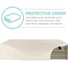 imageBest Choice Products 7Piece Modular Outdoor Sectional Wicker Patio Conversation Set w 2 Pillows Coffee Table Cover Included  TaupePistachioTaupeDesert