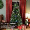 imageBest Choice Products 7ft PreLit Fiber Optic Artificial Pine Christmas Tree Holiday Dcor Centerpiece w 280 Multicolored LED Lights 8 Sequences Foldable Stand7ft