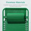 imageBest Choice Products Adjustable Zero Gravity Chair Monochromatic Color Folding Patio Recliner wSide Tray Headrest  SeafoamBasil