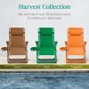 imageBest Choice Products Adjustable Zero Gravity Chair Monochromatic Color Folding Patio Recliner wSide Tray Headrest  SeafoamBasil