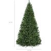 imageBest Choice Products Artificial Christmas Tree 6ft Premium Unlit Realistic Spruce Holiday Dcor wDense Branches Easy Assembly Metal Base45ft