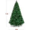 imageBest Choice Products Artificial Christmas Tree White 6ft Premium Pine Unlit Holiday Decoration Full Size Dcor Easy Assembly wMetal StandGreen