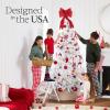 imageBest Choice Products Artificial Christmas Tree White 6ft Premium Pine Unlit Holiday Decoration Full Size Dcor Easy Assembly wMetal StandWhite